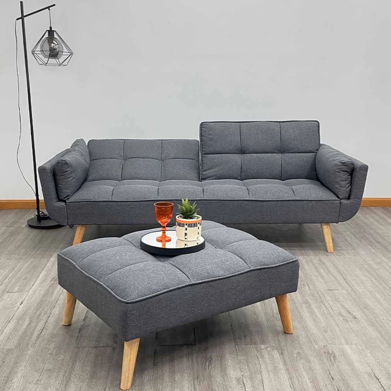 Tokoa Sofá Cama con Piecero 205x78x81cm