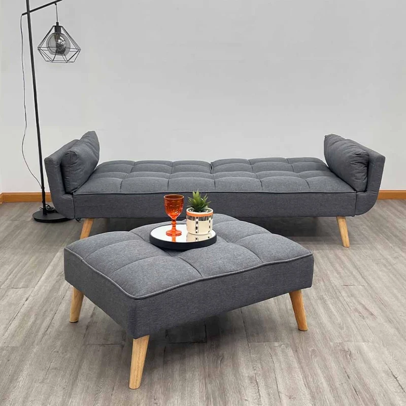 Tokoa Sofá Cama con Piecero 205x78x81cm