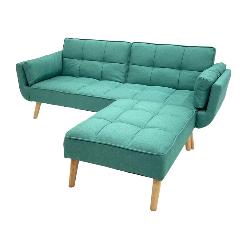 Tokoa Sofá Cama con Piecero 205x78x81cm