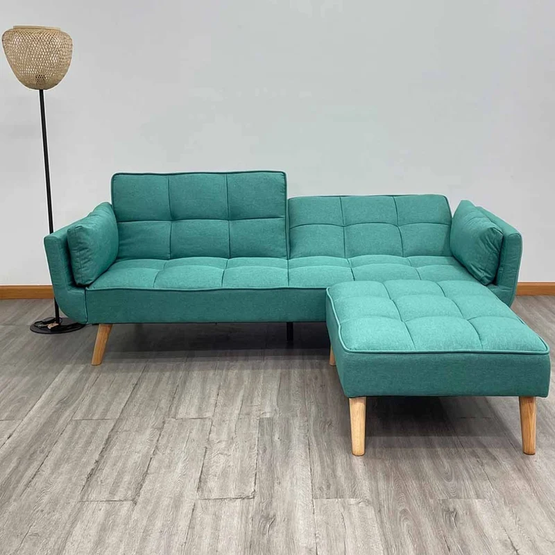Tokoa Sofá Cama con Piecero 205x78x81cm