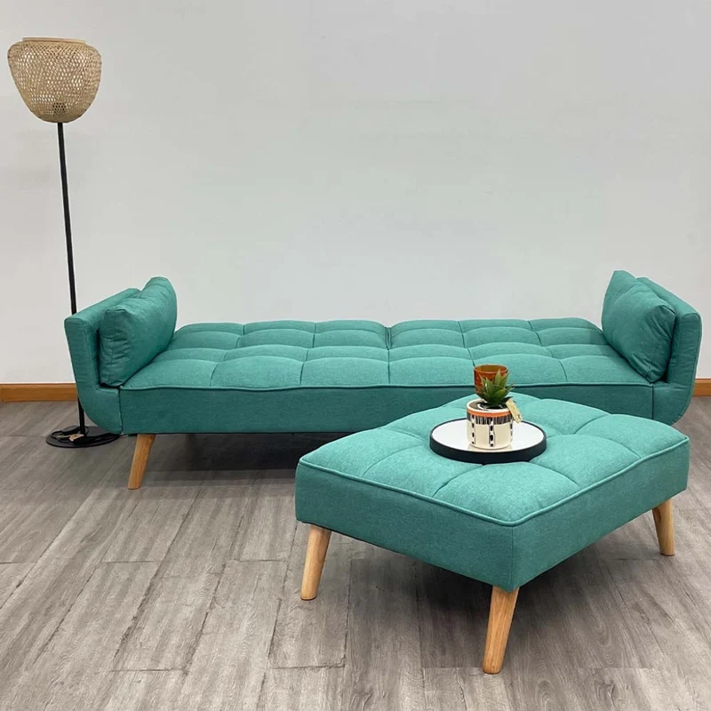 Tokoa Sofá Cama con Piecero 205x78x81cm