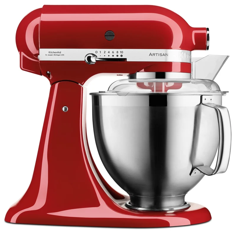 KitchenAid 4,8 L 5KSM185 Artisan Küchenmaschine Cookielover Artisan Fleischwolf+Spritzgebäck+Flexirührer