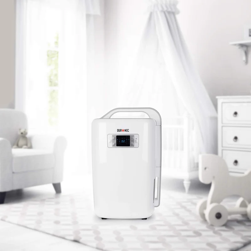 Duronic Dehumidifier DH20 Air Dehumidifier for clothes drying, Black Mould, Damp & Condensation Remover, Wardrobe, Bathroom, Small Bedroom, Utility Room 4L Tank, 20L in a Day