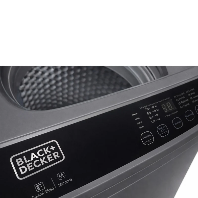 Black & Decker Lavadora Automática Carga Superior 13 Kg, BXWABH13TL