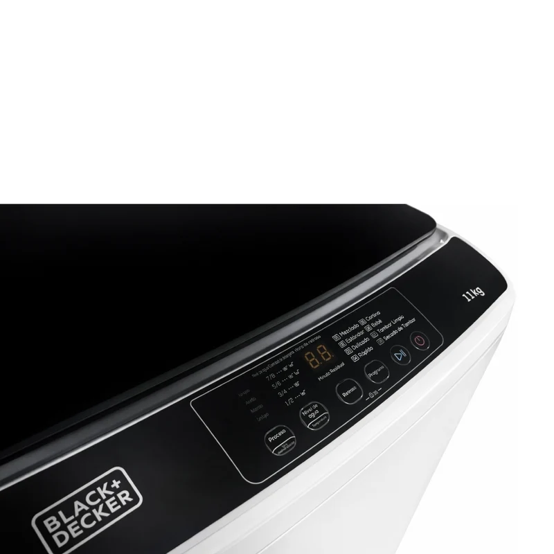Black & Decker Lavadora Automática Carga Superior 11 Kg, BXWABH11TL