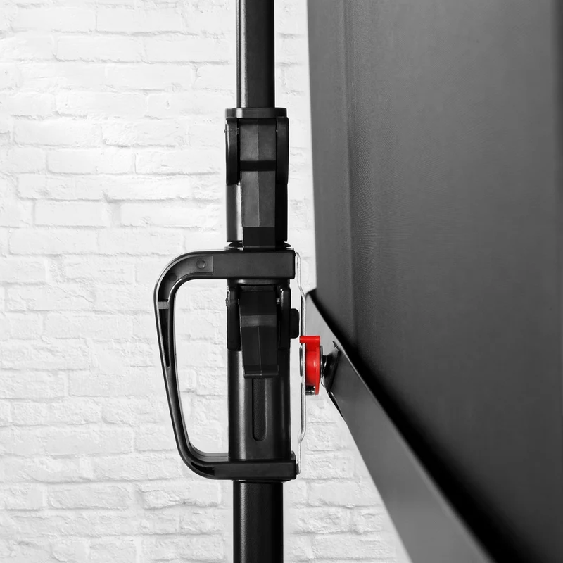 Duronic TPS60 Leinwand, 60" Stativleinwand, Stativ Beamerleinwand mit 122 x 91 cm Fläche im 4:3 Format, Heimkino mit 4K Full HD 3D, Projektorleinwand für Schule und Büro, Präsentationsleinwand