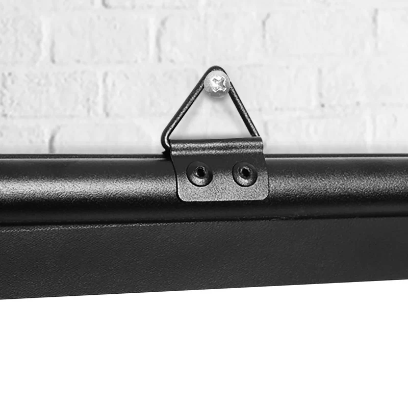 Duronic Bar Projector Screen BPS40 / 43 Wall Mountable 40” Projection Screens for Home Office School Matte White Movie Screen with 4:3 Aspect Ratio for Movie Nights Home Cinemas Office Presentations