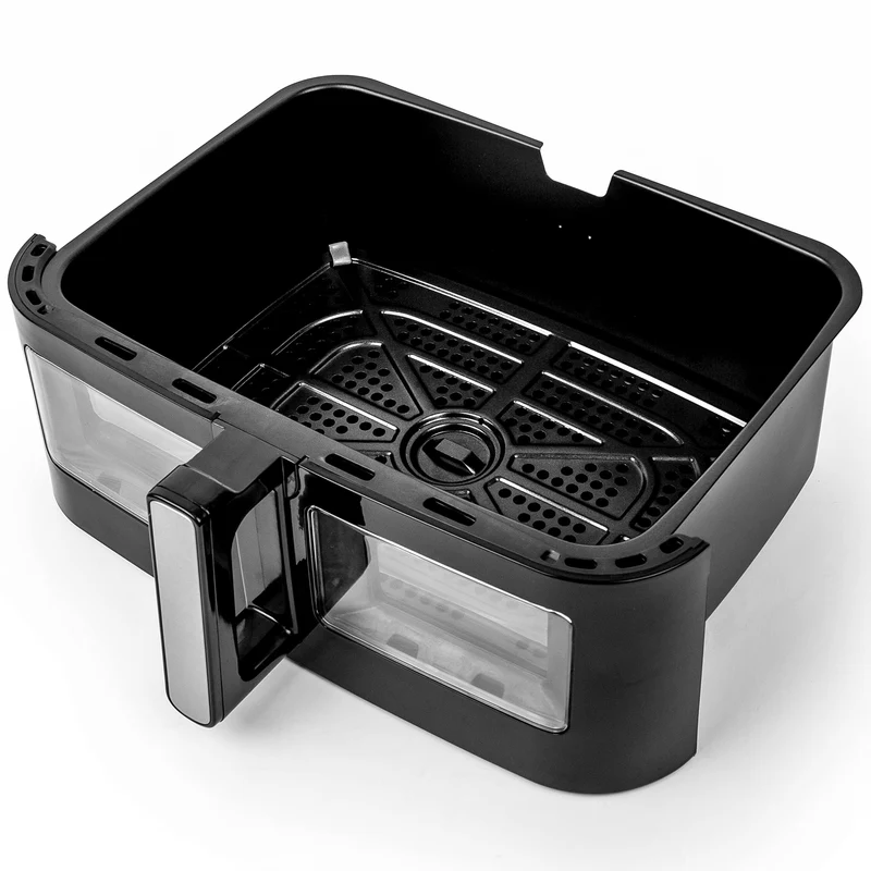 (LARGE DRAWER ONLY) Duronic Large Drawer AFD1 BK | 2024 VERSION ONWARDS | 10L Drawer Specifically for the Duronic AF24 Air Fryer, One Big Sync Cook Cooking Tray for Dual Zone Air Fryer