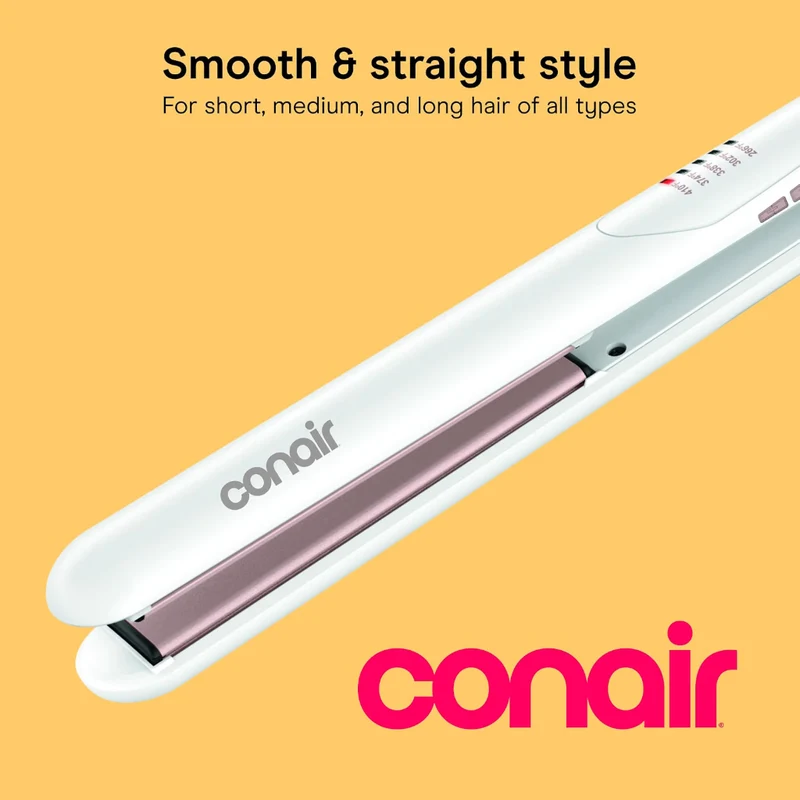 Conair Plancha Alisadora de Cabello Doble Cerámica, CS221L