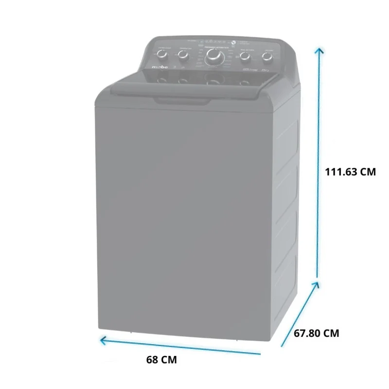 Mabe Lavadora Automática 25 KG Diamond Gray (LMP75205WDAB0)