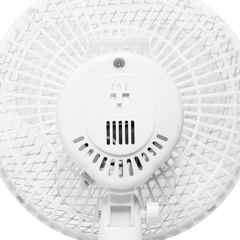 Duronic FN15 Tischventilator | Mini Ventilator 20 cm | Mobiler Lüfter mit Clip und Aufbewahrungsbox als Standfuß | Klein und leise bei 15 Watt | 2 Geschwindigkeitsstufen | 360° | Büro und Schlafzimmer