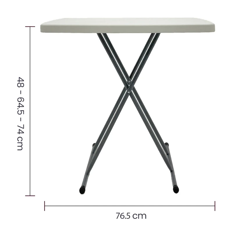 Tokoa Mesa Plegable de Resina 76.5cm (ME-572)