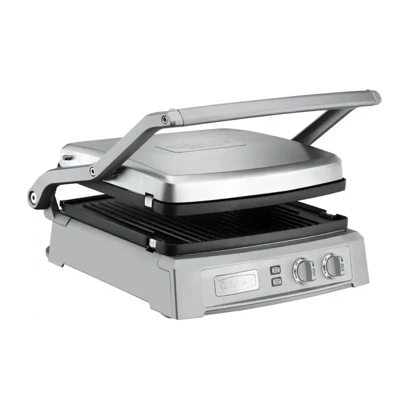 Cuisinart Parrilla Eléctrica Acero Inoxidable Griddler Deluxe, GR-150NAS