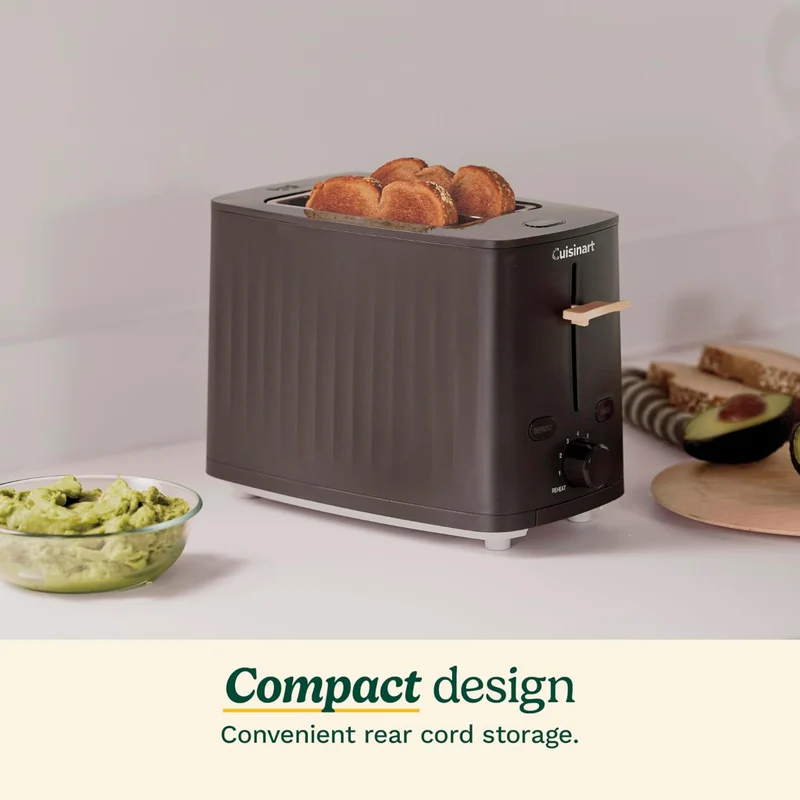 Cuisinart Tostador de Pan 2 Rebanadas Soho, CPT-7BK