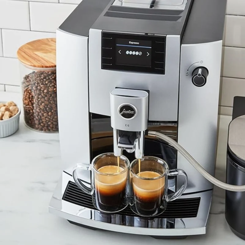 Jura Máquina de Café Automática 11 Especialidades E6 Platinum , 15465