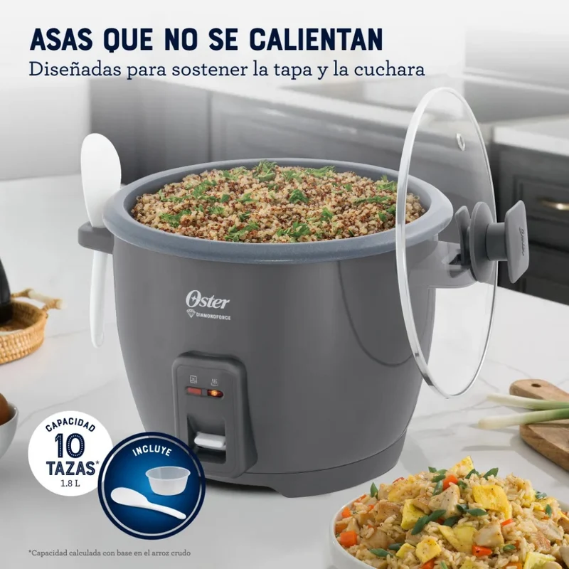 Oster Olla Arrocera Antiadherente 10 Tazas, CKSTRCB10DF