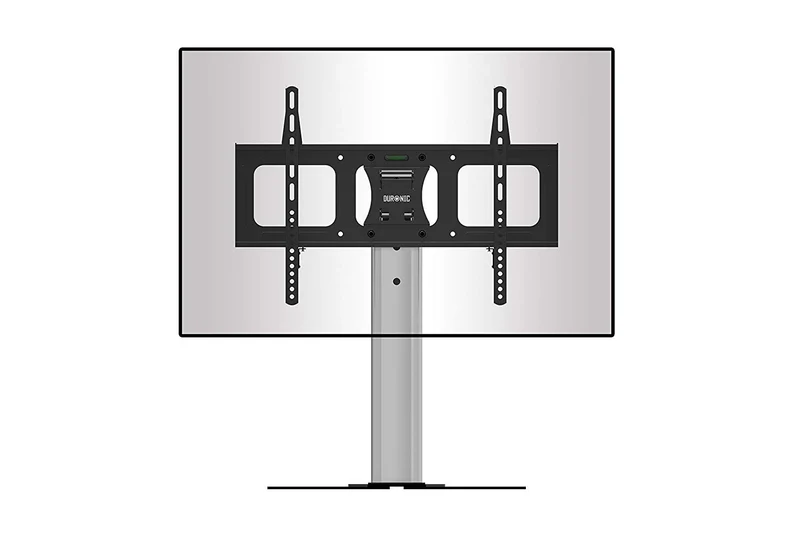 Duronic TV Wall Mount Stand TVS1D1 Tabletop | Standing Mount for 37”-65” Flat Screen Television | Tilting -10°/+5° | VESA Up to 600x400 | Strong Heavy Duty | Max. 68kg Capacity