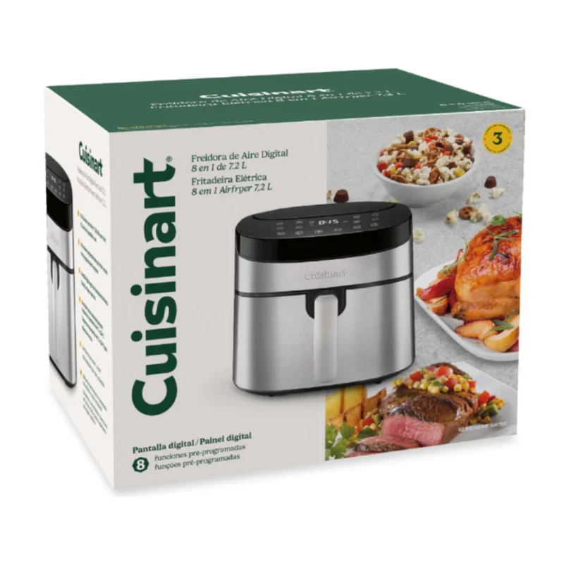Cuisinart Freidora de Aire Digital 7.2 Litros, AIR700BRFP