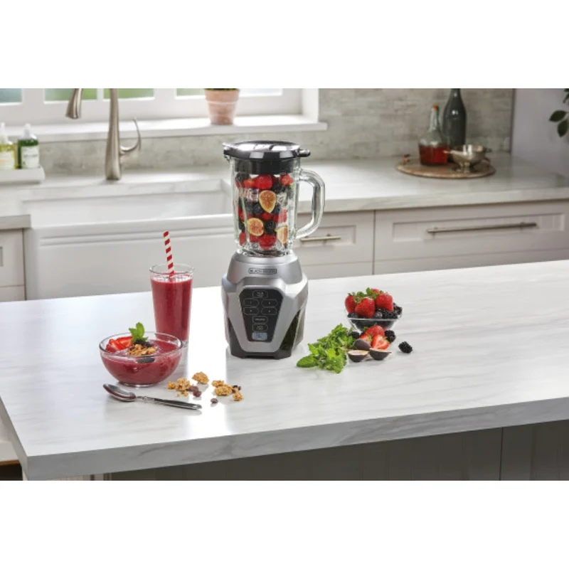 Black & Decker Licuadora Digital Frasco de Vidrio 700W BL0976-1MDLA, Caja Abierta