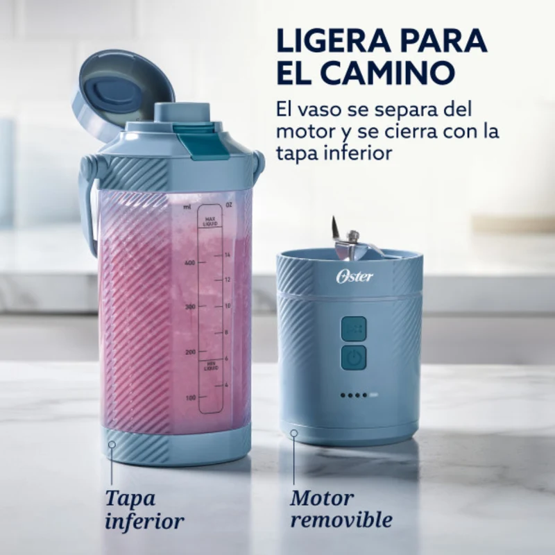 Oster Licuadora Personal Portátil Gomax 590ml, Blstgfp-mh20